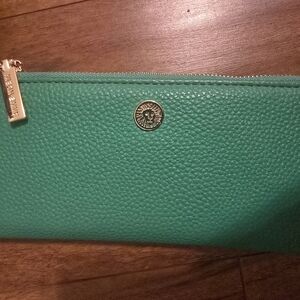 Anne Klein Teal Textured Clutch